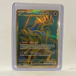 Pokemon TCG Koraidon ex Gold 245/091 Paldean Fates Hyper Rare NM Pack Fresh - Image 1