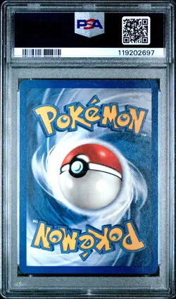 1999 Jungle Vaporeon #28 Non-Holo PSA 9 - Image 2