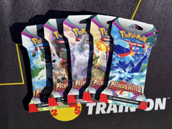 5x Pokemon TCG Paldea Evolved Sleeved Booster Packs - Complete Art Set! - Image 1