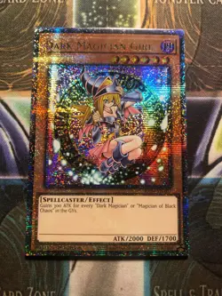 * DARK MAGICIAN GIRL * 1ST EDITION QUARTER CENTURY SECRET RARE RA04-EN107 YUGIOH - Image 1