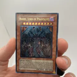 YuGiOh 2006 Ultimate Rare 1st Edition Raviel, Lord of Phantasms SOI-EN003 - Image 4