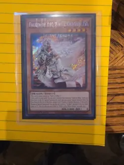Yugioh! 1x Fallen of the White Dragon BPRO-EN024 Secret Rare 1st Ed NM - Image 1