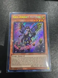 Gem-Knight Nepyrim BLMM-EN021 Secret Rare 1st Edition NM Yugioh - Image 1