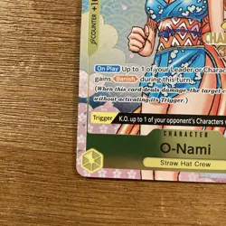 One Piece O-Nami Nami OP06-101 Championship CS 25-26 Stamp Promo - Image 3