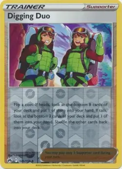 Digging Duo 126/159 Reverse Holo | Crown Zenith | Pokemon Card - Image 1