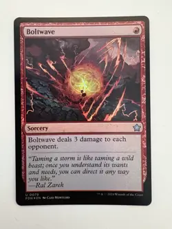 Boltwave Foil MTG Magic the Gathering Card NM Near Mint FDN - Image 1