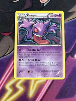 Gengar - 60/162 - Pokemon Breakthrough XY Non Holo Rare Card LP - Image 1