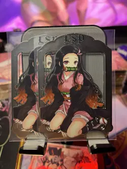 Goddess Story Metal Card Serialized Waifu Anime Nezuko Demon Slayer - Image 1