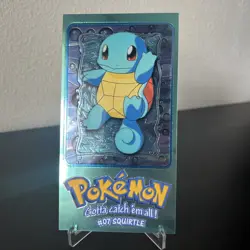Squirtle Pokemon Topps Series 1 Oversized Holographic Card #2 of 5 - Image 1