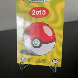 Squirtle Pokemon Topps Series 1 Oversized Holographic Card #2 of 5 - Image 5