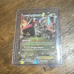 Pokemon Tyrantrum EX XY70 Promo Holo Dragon 180HP XY Pokemon TCG Card - Image 1