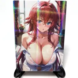 High School DxD Rias Gremory Sexy Anime Waifu Girl Goddess Story Holo Art Card - Image 1