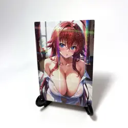High School DxD Rias Gremory Sexy Anime Waifu Girl Goddess Story Holo Art Card - Image 2