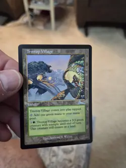 MTG Magic the Gathering Treetop Village (143/143) Urza's Legacy Nrmt To Mt - Image 1