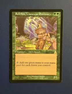 Rofellos, Llanowar Emissary - MP - MTG Urza's Destiny - Image 1