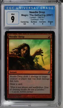 NEEDLE DROP Lorwyn Foil C CGC 9 MTG [Nostalgium] - Image 1