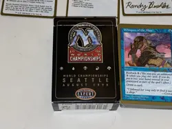 MTG Magic Gathering 1998 Seattle World Championships Randy Buehler Draw/Go Deck - Image 3