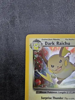 ⚡ Pokemon TCG Dark Raichu 83/82 - Holo Card - Team Rocket - Near Mint (NM) ⚡ - Image 5