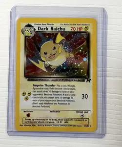 Dark Raichu 83/82 Team Rocket Set Holo Rare Pokemon Card Nintendo TCG WOTC S3 - Image 1