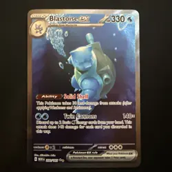 Pokemon Blastoise ex 200/165 Scarlet & Violet 151 Full Art Holo SIR - Image 2