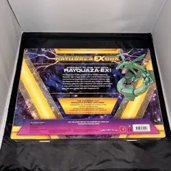 2015 Pokemon Rayquaza-EX Box - 4 SEALED XY Packs - Phantom Forces Roaring Skies - Image 3