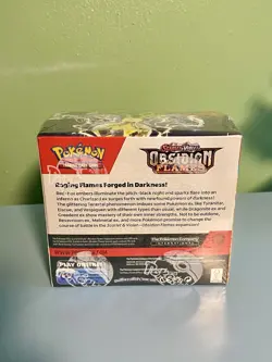 Obsidian Flames Booster Box Pokemon TCG Scarlet & Violet SV03 Brand New Sealed - Image 5