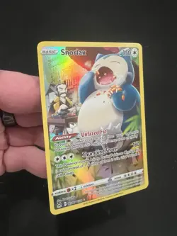 Pokemon Lost Origin Snorlax TG10/TG30 Trainer Gallery Full Art Holo NM+ - Image 4