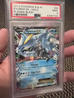 PSA 9 Pokemon 2013 Black And White Plasma Blast Kyurem EX #30 - Image 1
