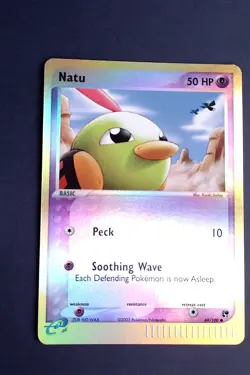 Natu Pokemon TCG Expedition 69/100 Rare Reverse Holo - Image 1
