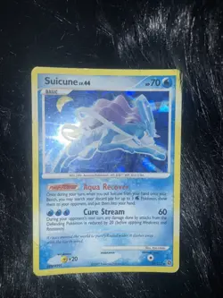 Pokemon TCG Suicune 19/132 Secret Wonders Holo Rare 2007 - Image 1