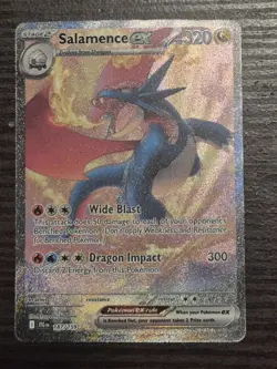 Salamence ex 187/159 Special Illustration Rare Sv09 Journey Together Pokemon NM - Image 1