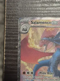 Salamence ex 187/159 Special Illustration Rare Sv09 Journey Together Pokemon NM - Image 3