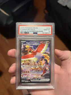 Pokemon Ethan's Ho-Oh ex Destined Rivals Special Illustration Rare Holo PSA 10 - Image 1