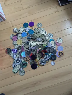 Pokemon Coin Lot x174 TCG Coins! - Image 1