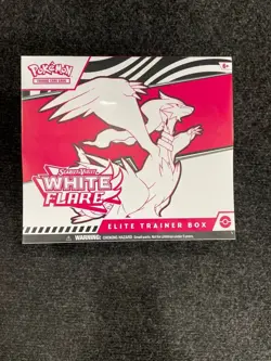 Pokemon TCG Scarlet & Violet White Flare Elite Trainer Box, Sealed Box is Worn - Image 1