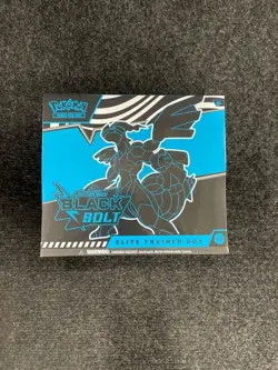 POKEMON Scarlet & Violet- Black Bolt Elite Trainer Box, Sealed Box is Worn - Image 1