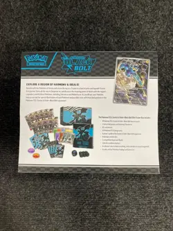 POKEMON Scarlet & Violet- Black Bolt Elite Trainer Box, Sealed Box is Worn - Image 2