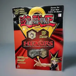 Yu-Gi-Oh! Hexors Battle Tile Game 10 Hex + Booster 4 Hex Sealed w/damage - Image 2