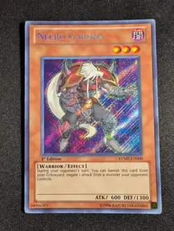 Yugioh - Necro Gardna RYMP-EN009 1st Secret Rare MP - Image 1