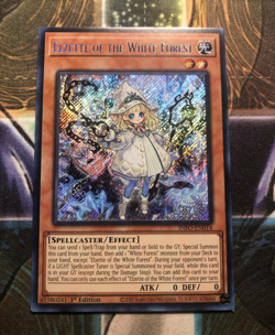 *** ELZETTE OF THE WHITE FOREST *** 1ST EDITION SECRET RARE INFO-EN014 YUGIOH! - Image 1