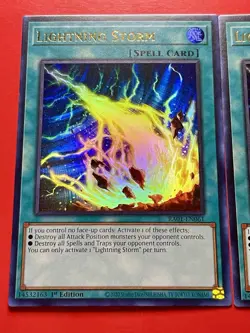3x Lightning Storm | RA01-EN061 | Ultra Rares | LP | 1st Edition | YuGiOh! - Image 3