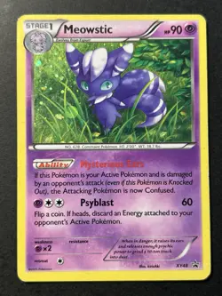 Meowstic XY48 Xy Promos Holo Pokemon Card - Image 1