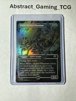 MTG - White Orchid Phantom *FOIL* (MH3 #324) - Borderless - NM Pack Fresh - Image 1