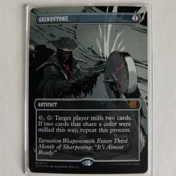 Grindstone - Textured Foil - NM - Outlaws of Thunder Junction Breaking OTP - MTG - Image 1