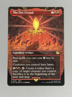 The Fire Crystal (Borderless) Final Fantasy Regular NM Pack Fresh - Image 3