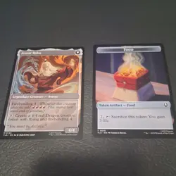 MTG The Legend of Roku & Token - NM Avatar the Last Airbender - Image 2