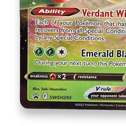 Holo Virizion V SWSH295 Sword & Shield Promo Pokemon TCG Free Shipping - Image 2