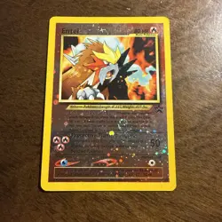 34 Reverse Holographic Entei Black Star Promo 1995 Pokemon Card - Image 1