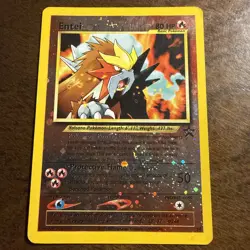 34 Reverse Holographic Entei Black Star Promo 1995 Pokemon Card - Image 2