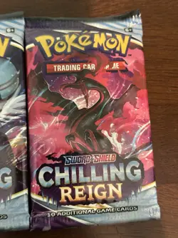 Chilling Reign Booster Packs Lot of 4 Factory Sealed Pokemon Packs! 820650808470 - Image 3
